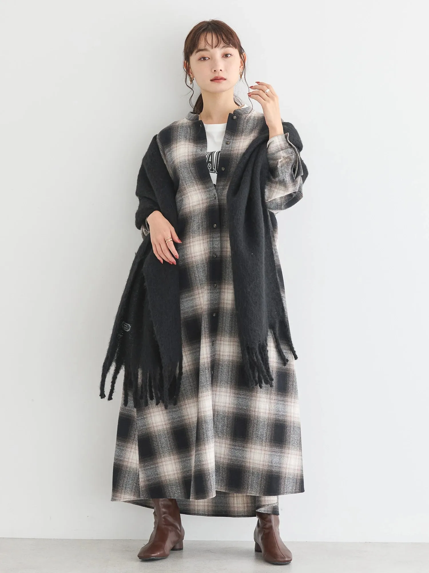 Alchemy Check Flare Dress