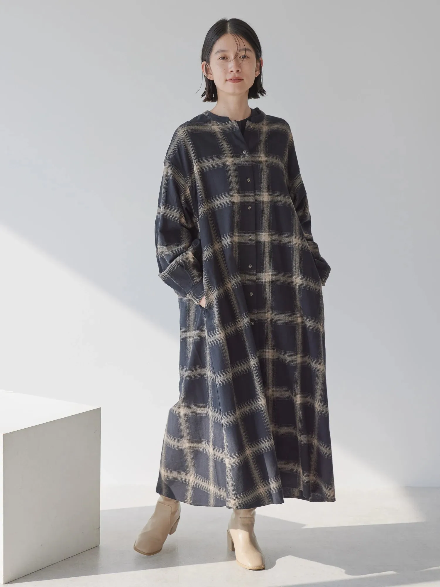 Alchemy Check Flare Dress