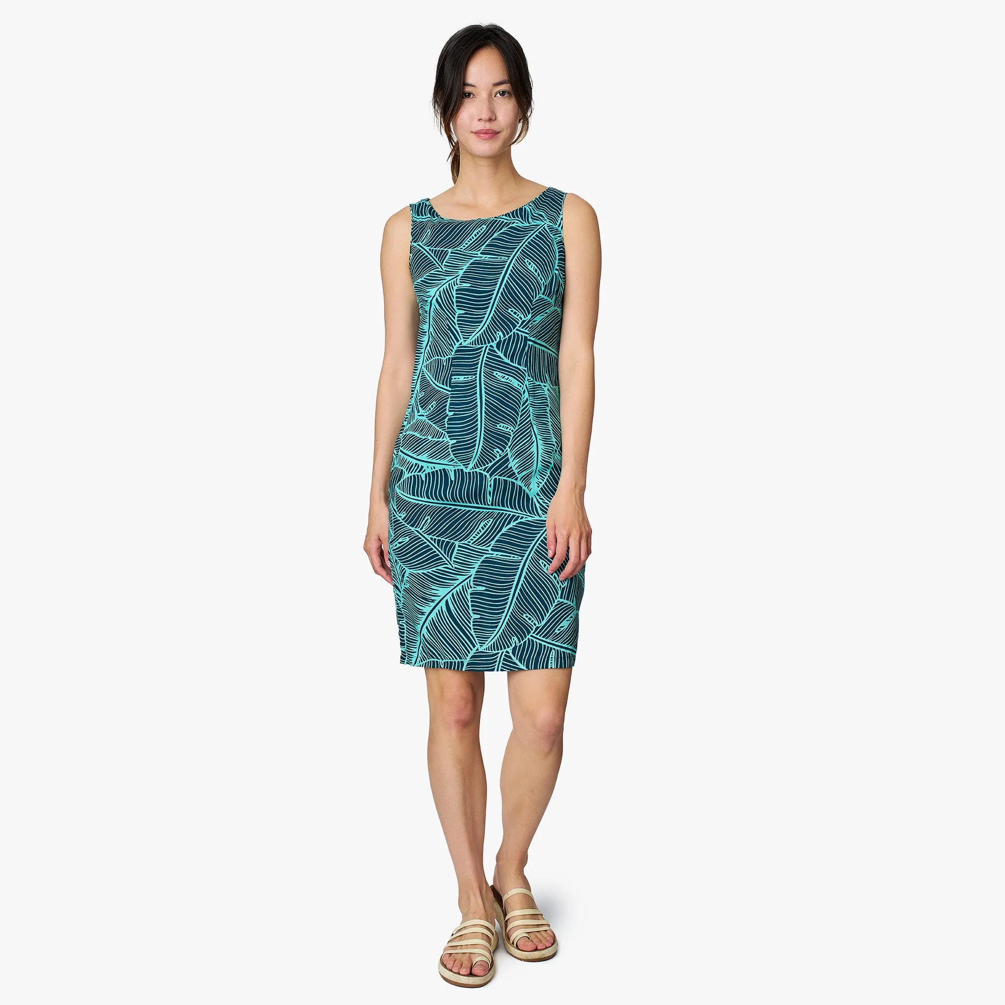 Banana Leaf Short Dress