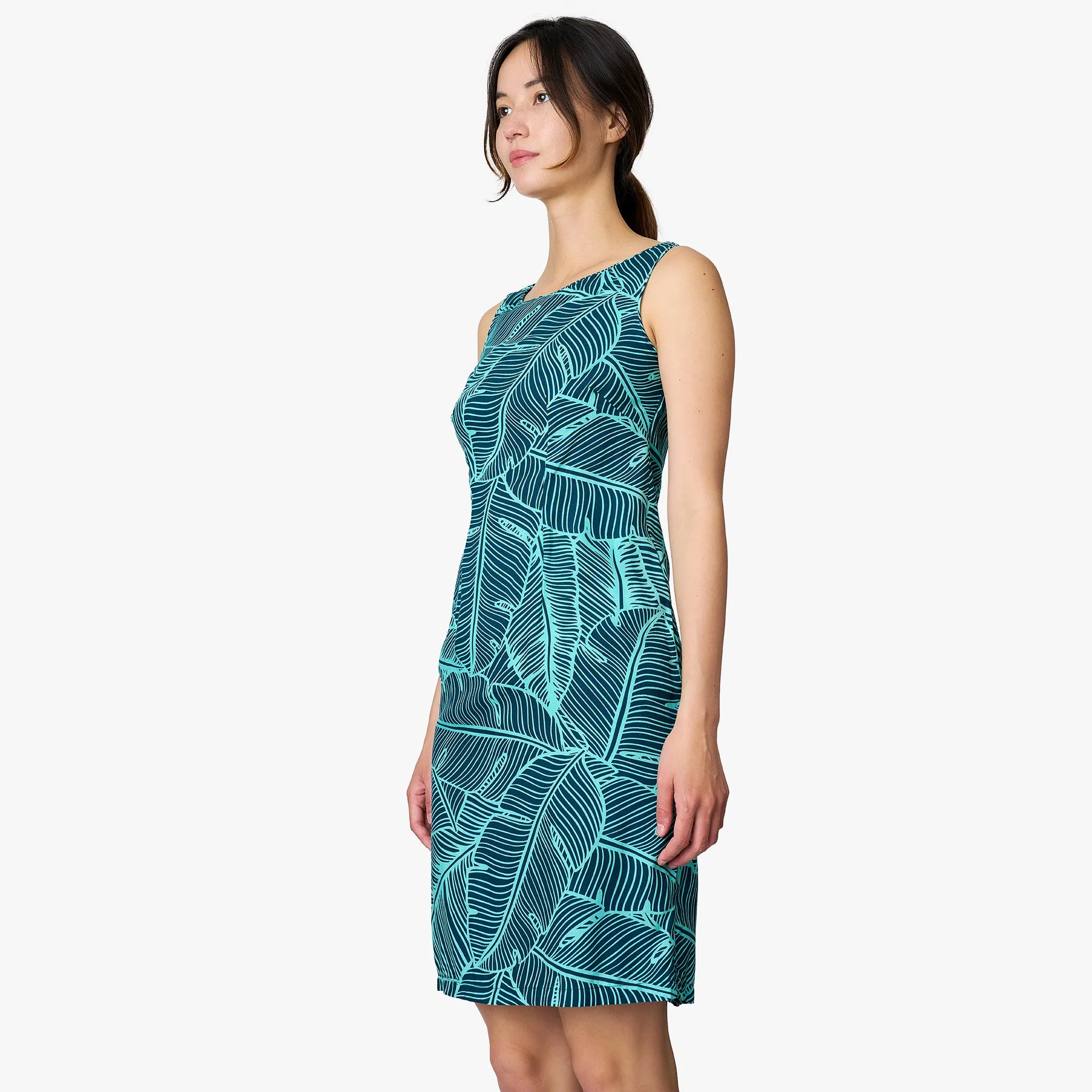 Banana Leaf Short Dress