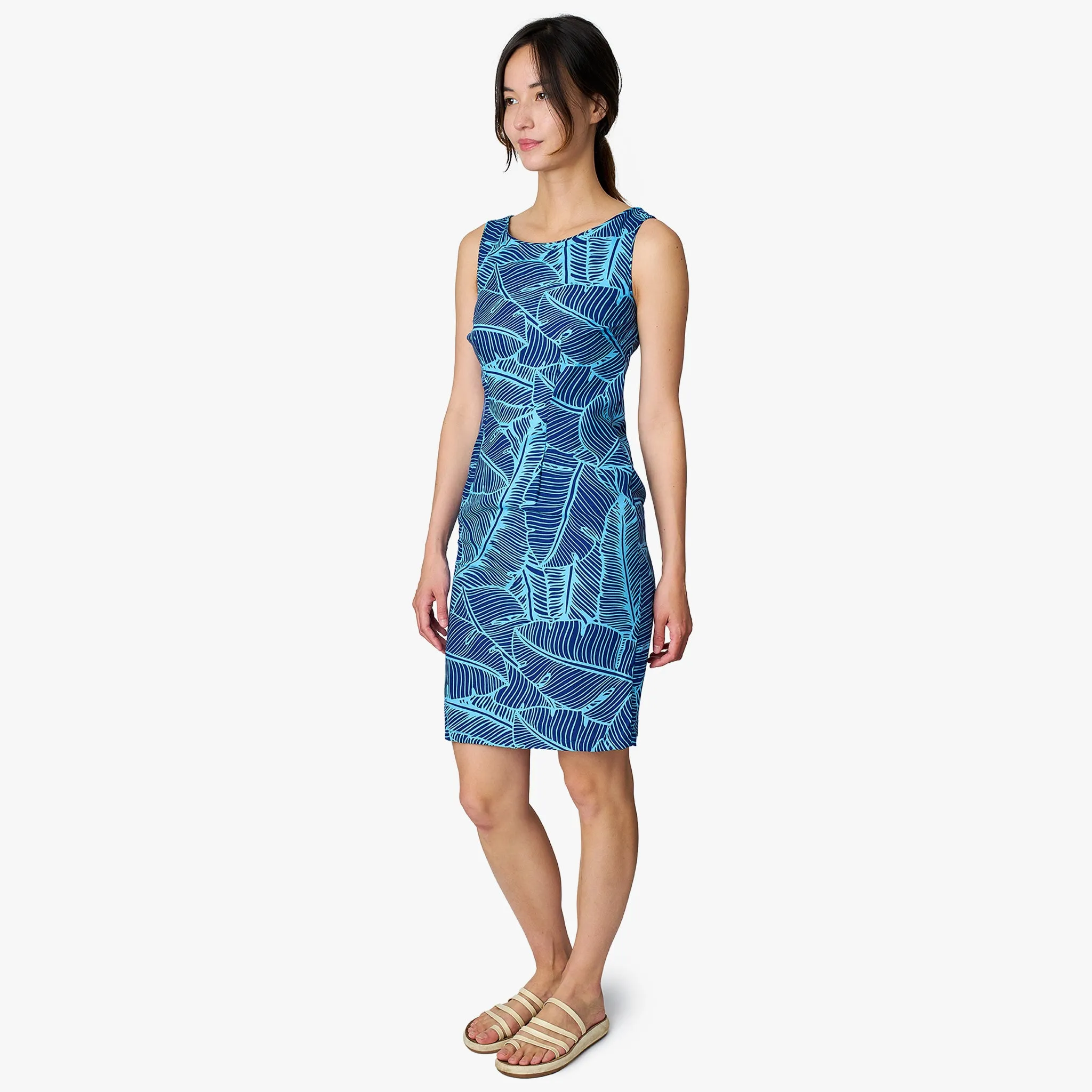 Banana Leaf Short Dress