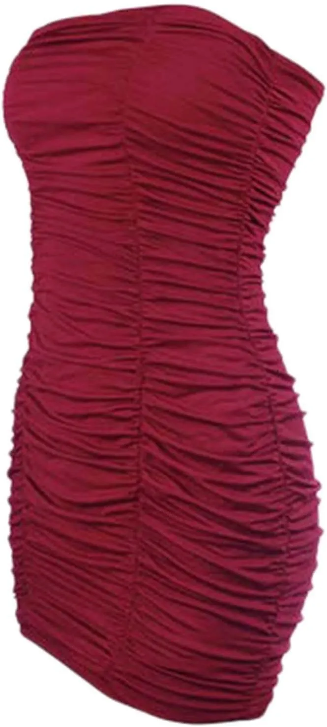 Beach Dresses for Women,2025 Summer Strapless Homecoming Sundress Satin a Line Short Prom Dresses with Pockets