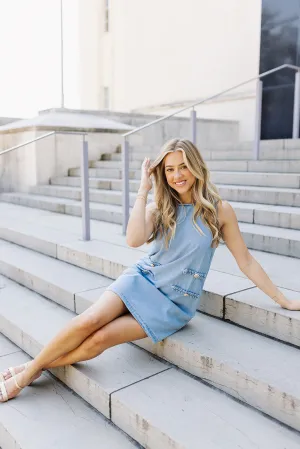 Big City Dreaming Dress - Denim