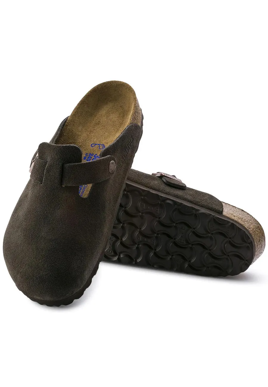 Birkenstock Boston SFB Suede Mocha