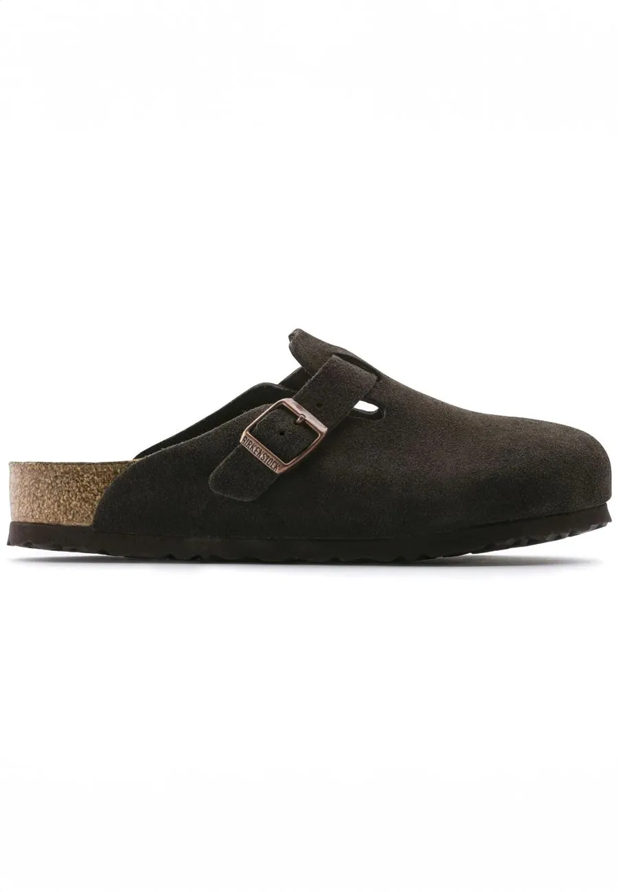 Birkenstock Boston SFB Suede Mocha