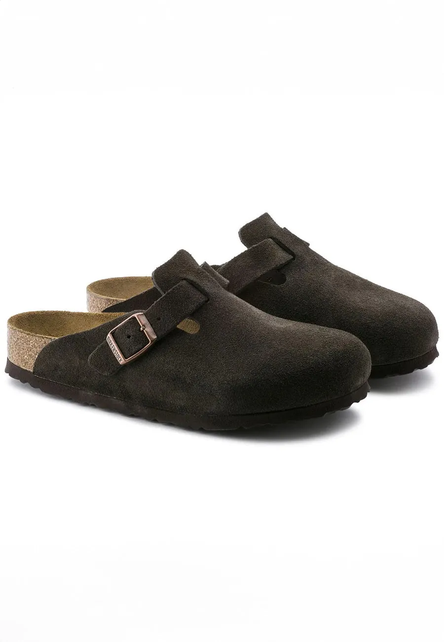 Birkenstock Boston SFB Suede Mocha