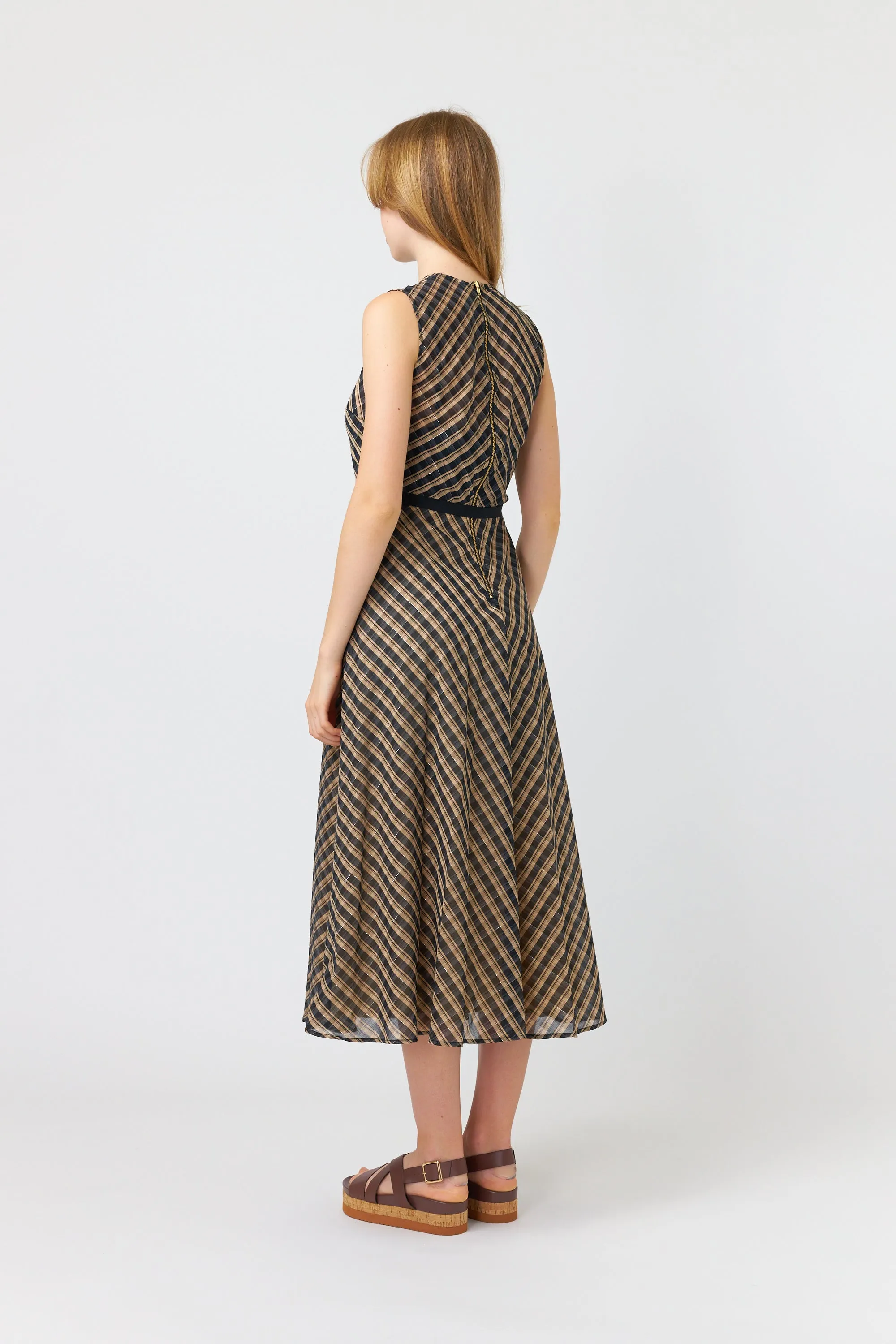 Checked dress