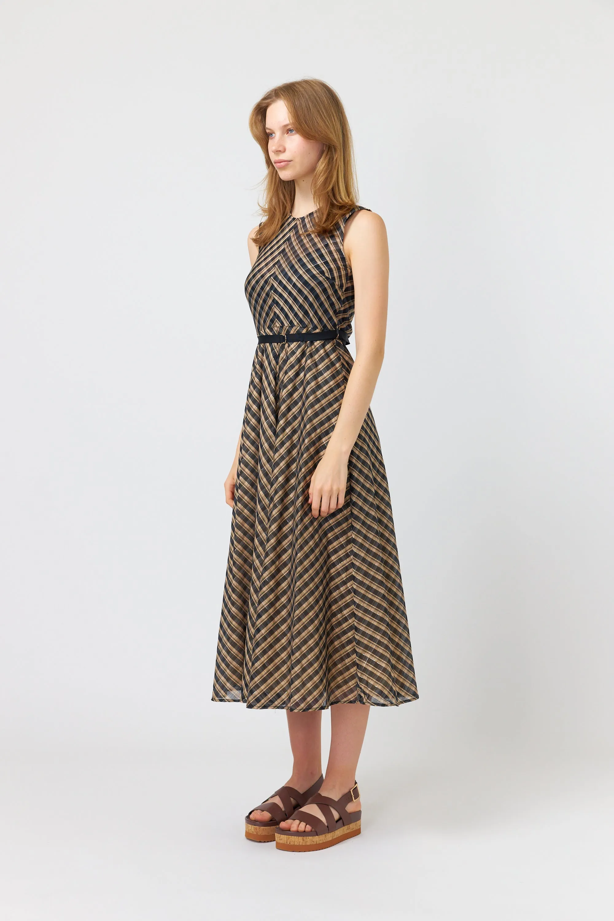 Checked dress