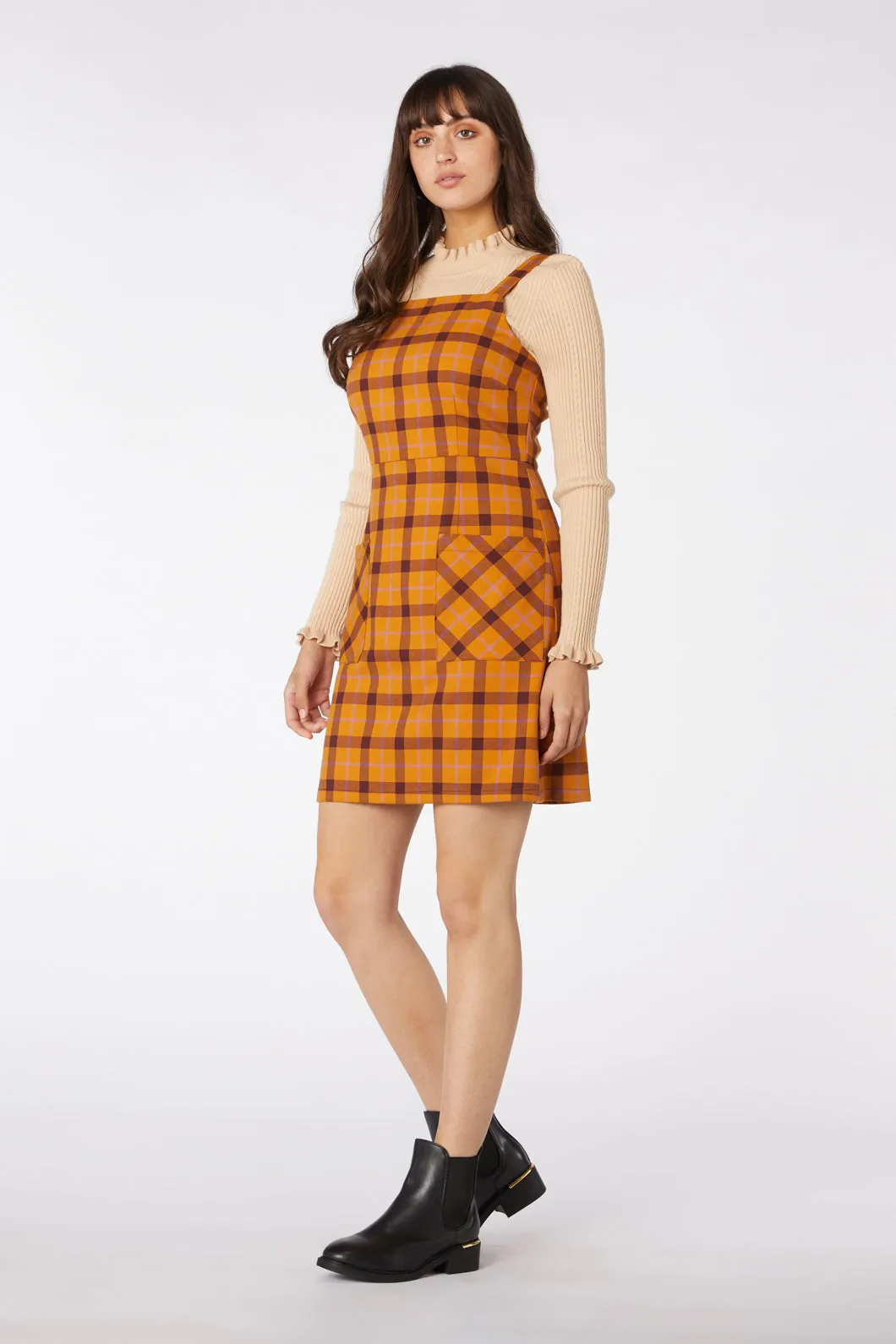 Claudia Check Pinny