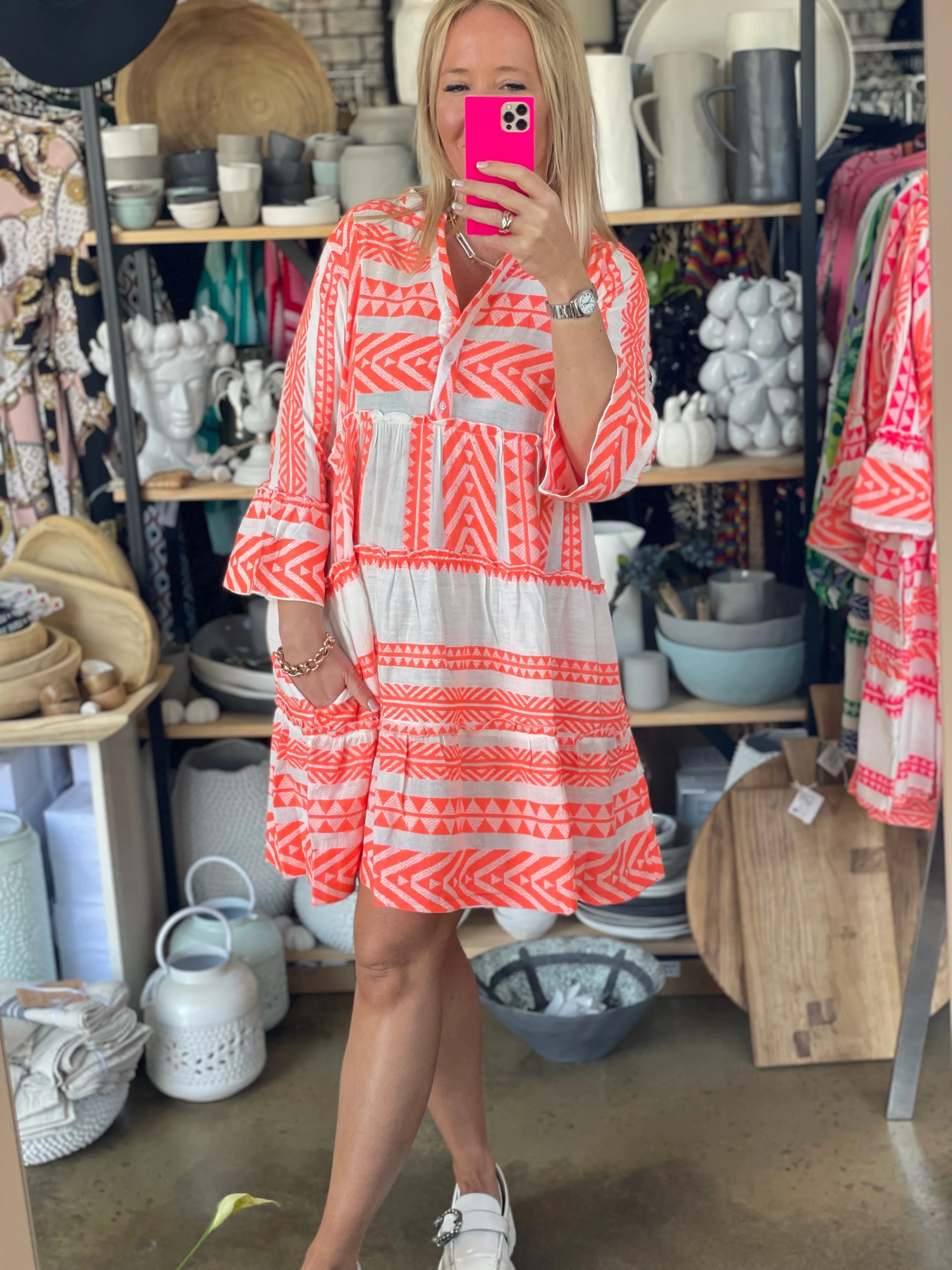 Copenhagen Mini Dress MELON