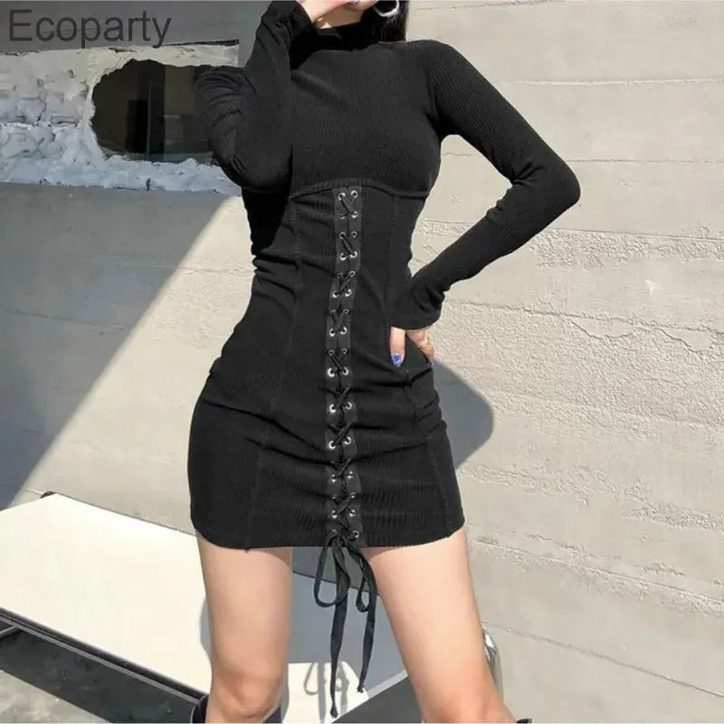Corset Skirt T-Shirt Dress