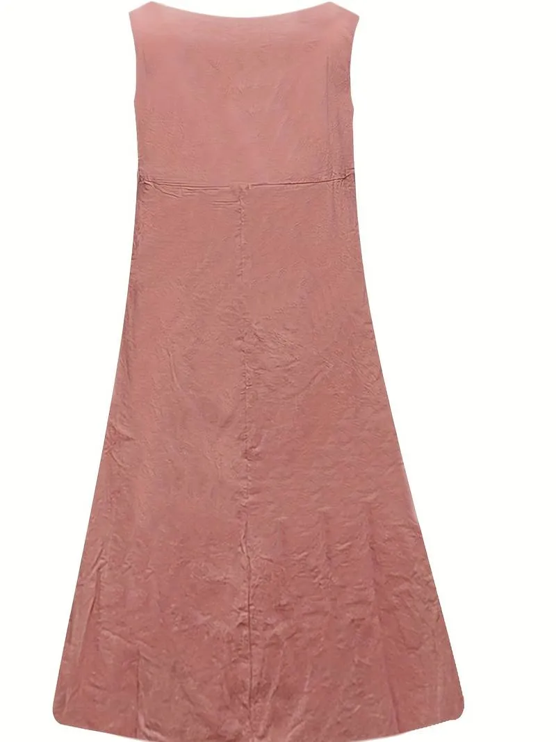 Eden - Pocket Front Solid Dress