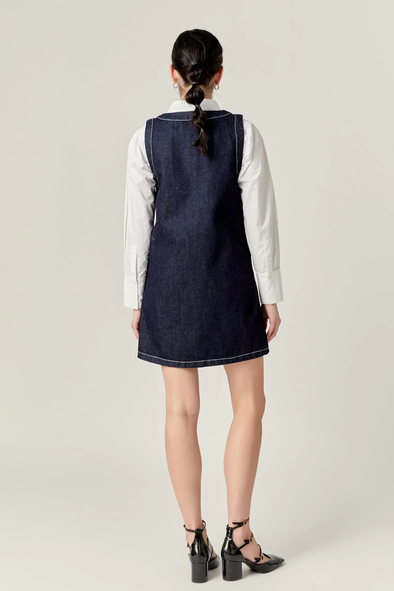 English Factory - Denim Mini Dress