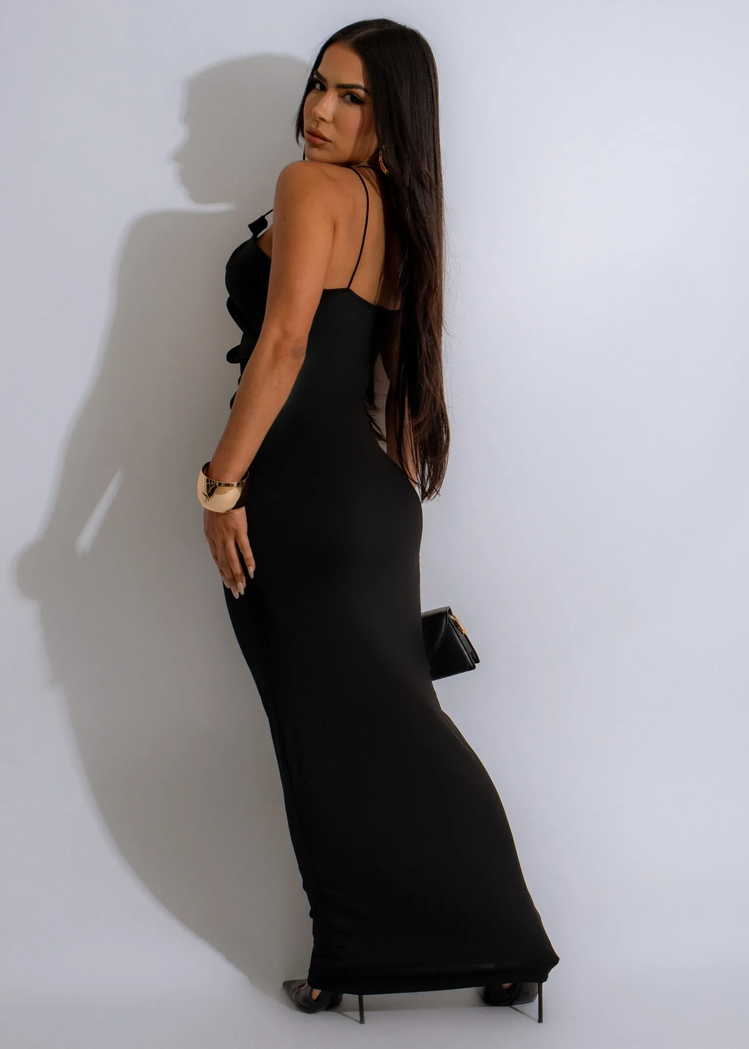Exotic Girl Maxi Dress Black