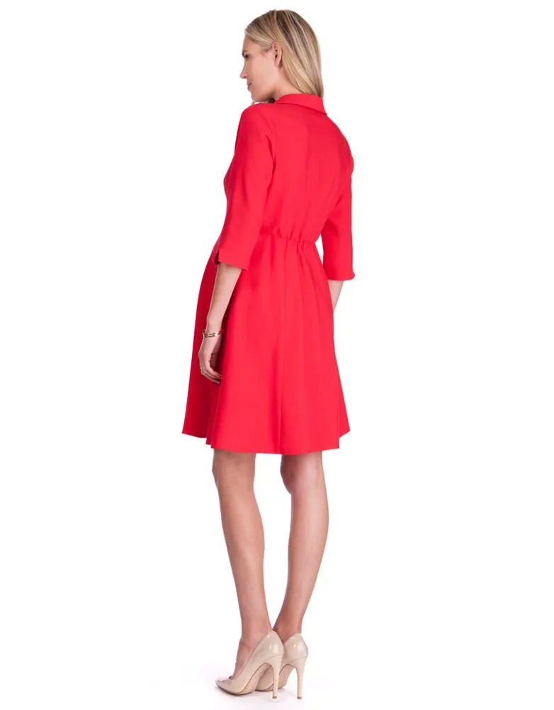 Formal Red Maternity Dress