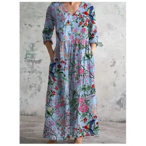 Freya | Floral Boho Dress