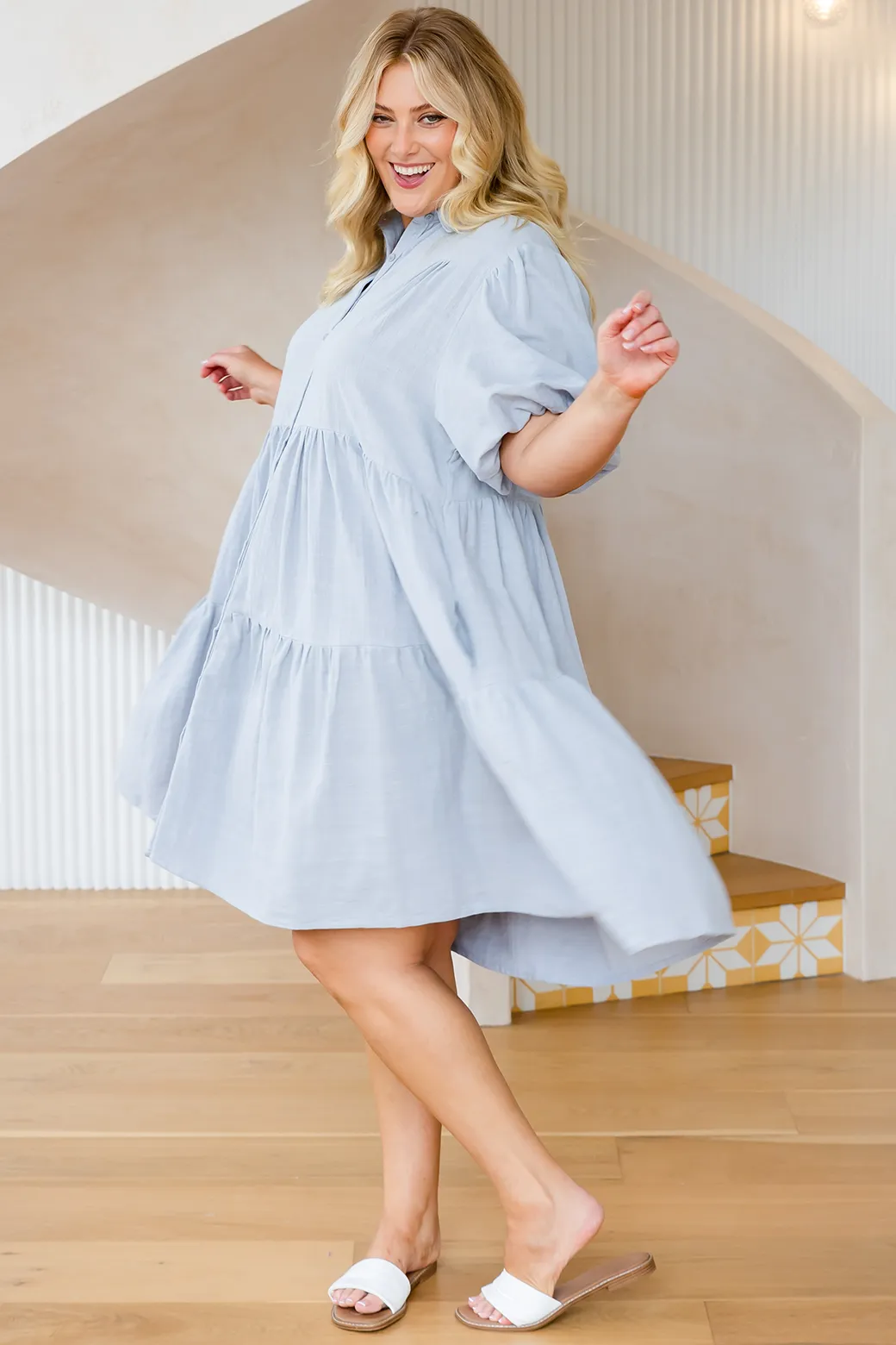 Genisis Dress Sky