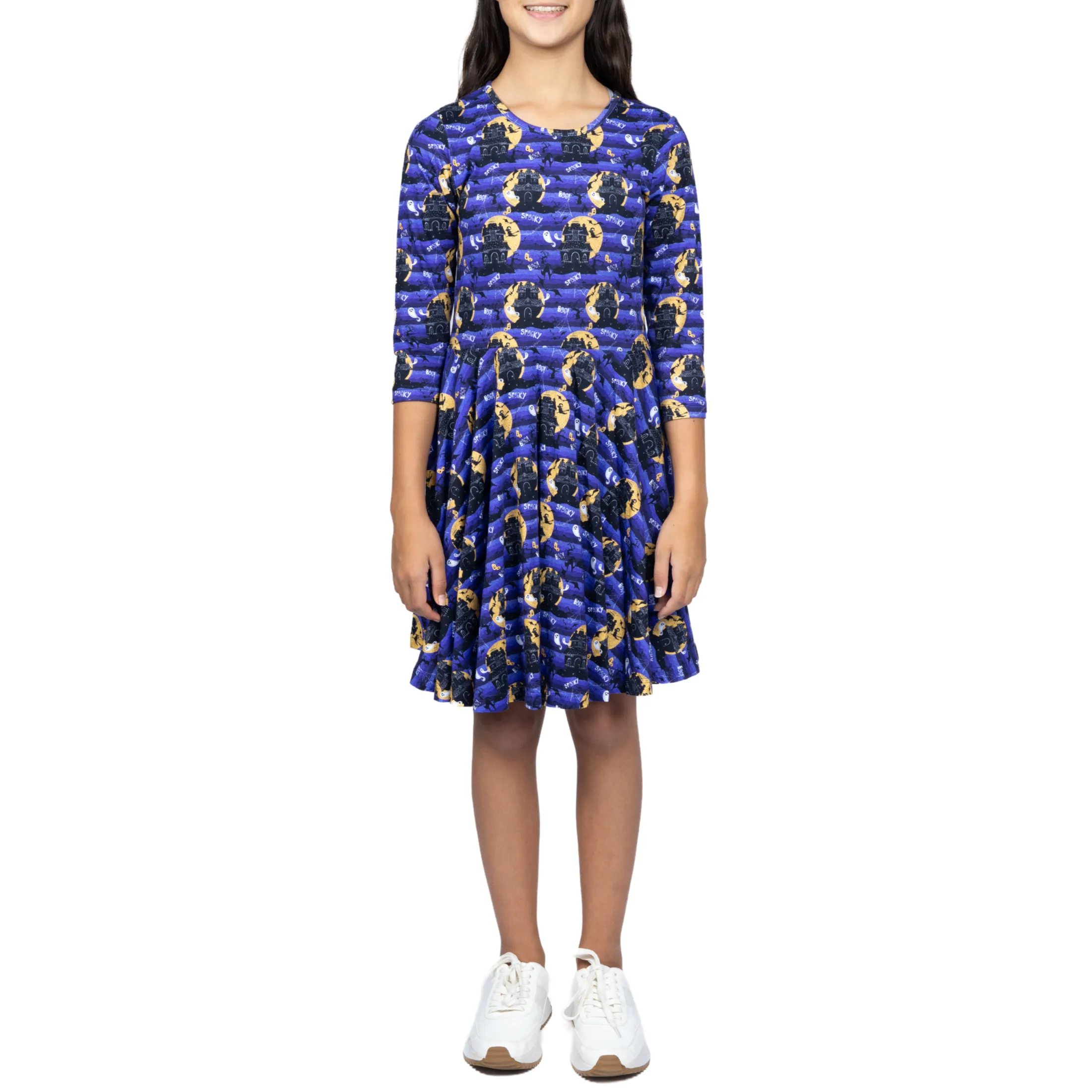 Haunted Houses Kids Twirl Dress