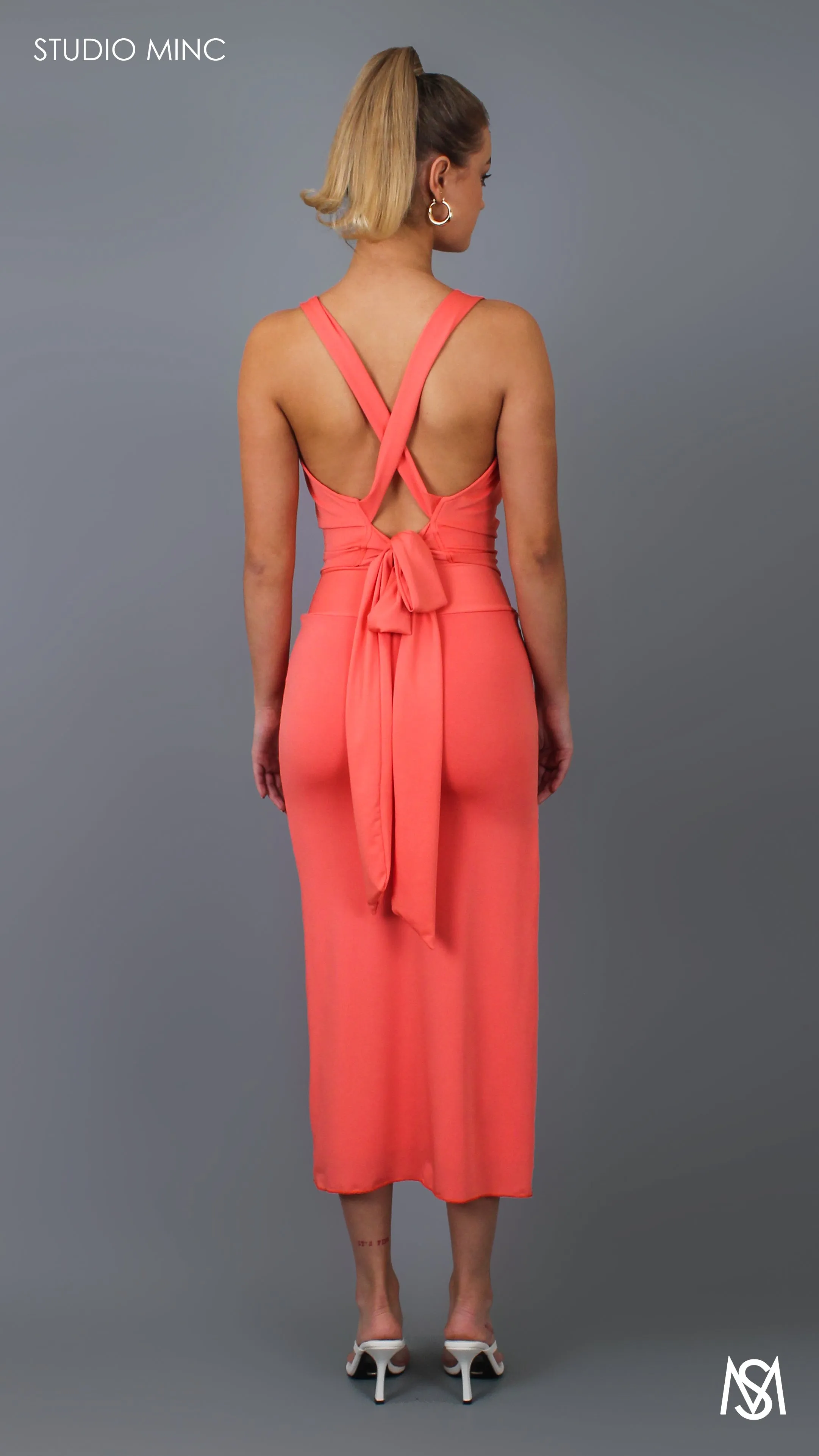 PEACH PROSECCO MIDI SET