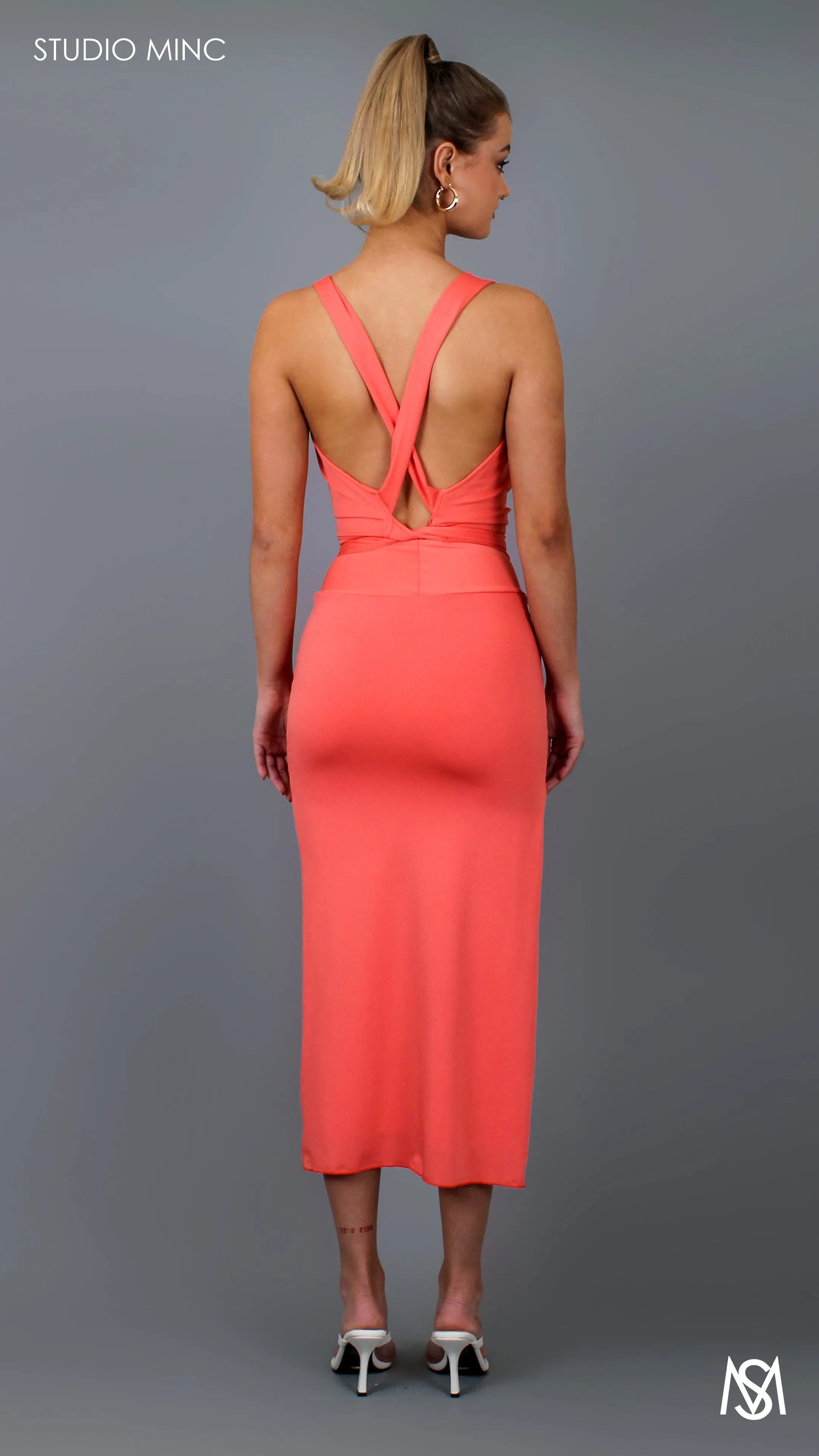 PEACH PROSECCO MIDI SET