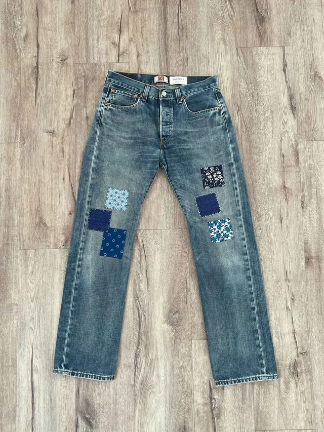Reworked Vintage Levi's 501's 31" by The Well Worn