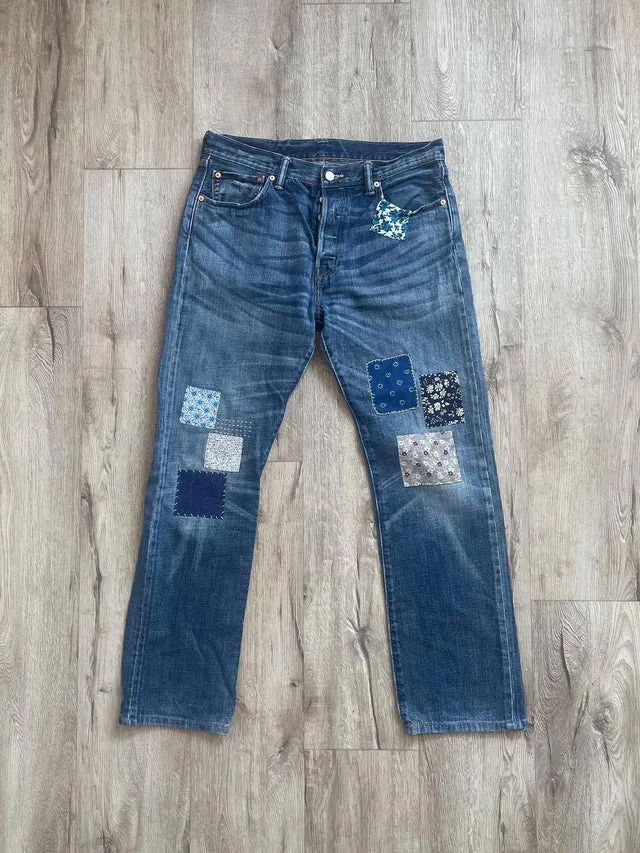 Reworked Vintage Levi's 501's 31" by The Well Worn