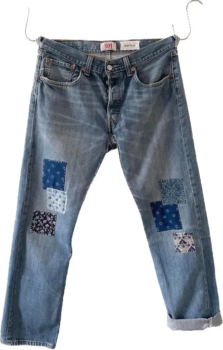 Reworked Vintage Levi's 501's 31" by The Well Worn