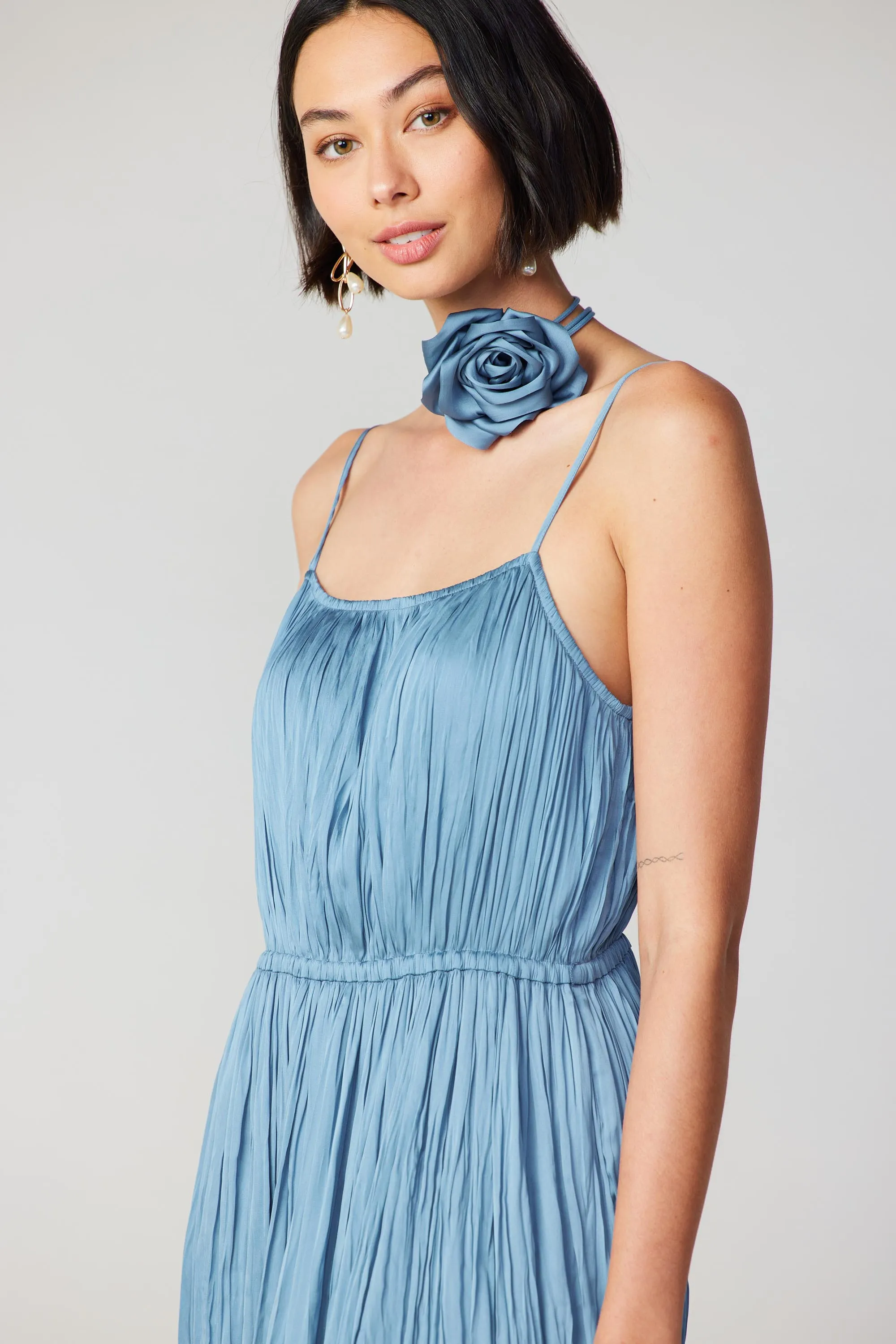 Rose Applique Cami Dress