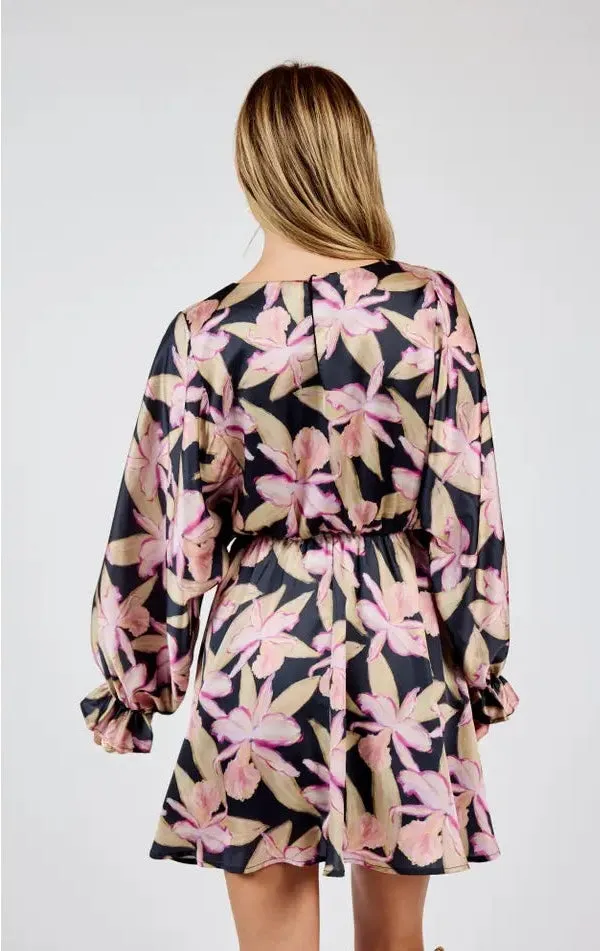 Sadie and Sage - Candlelight Dolman Sleeve Mini Dress