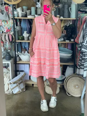 Sleeveless Copenhagen Mini Dress Melon