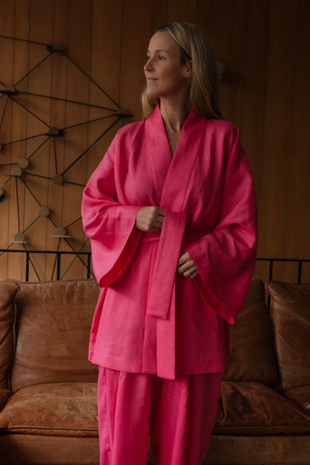 The Relaxed Kimono - Guava