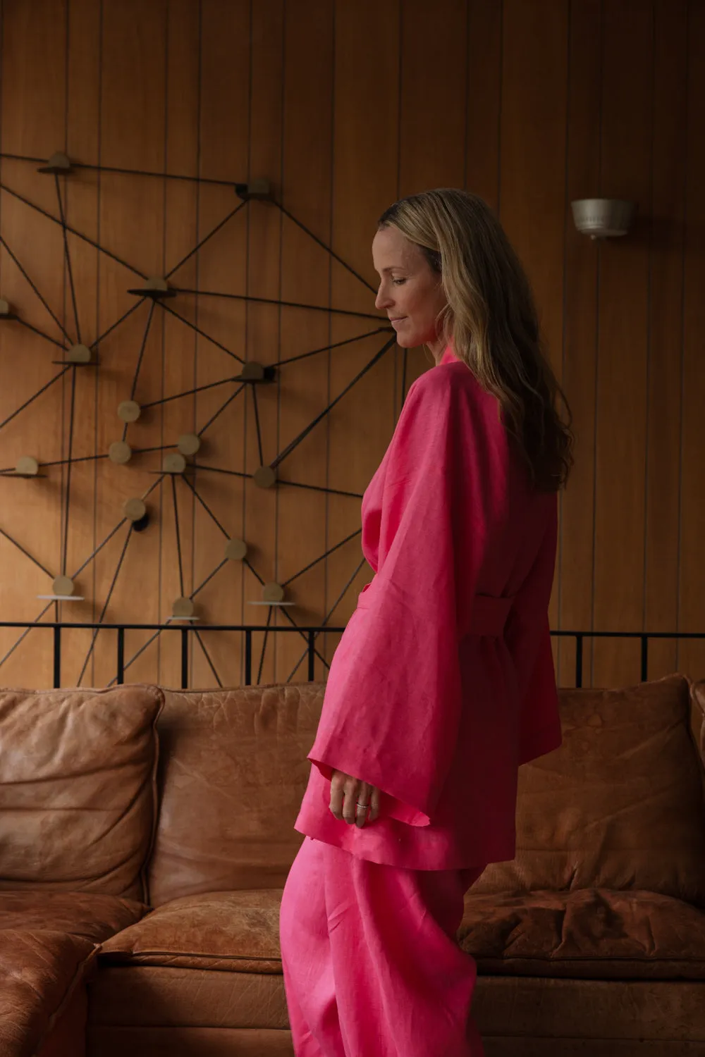The Relaxed Kimono - Guava