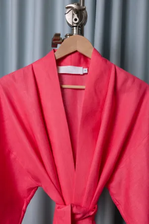 The Relaxed Kimono - Guava