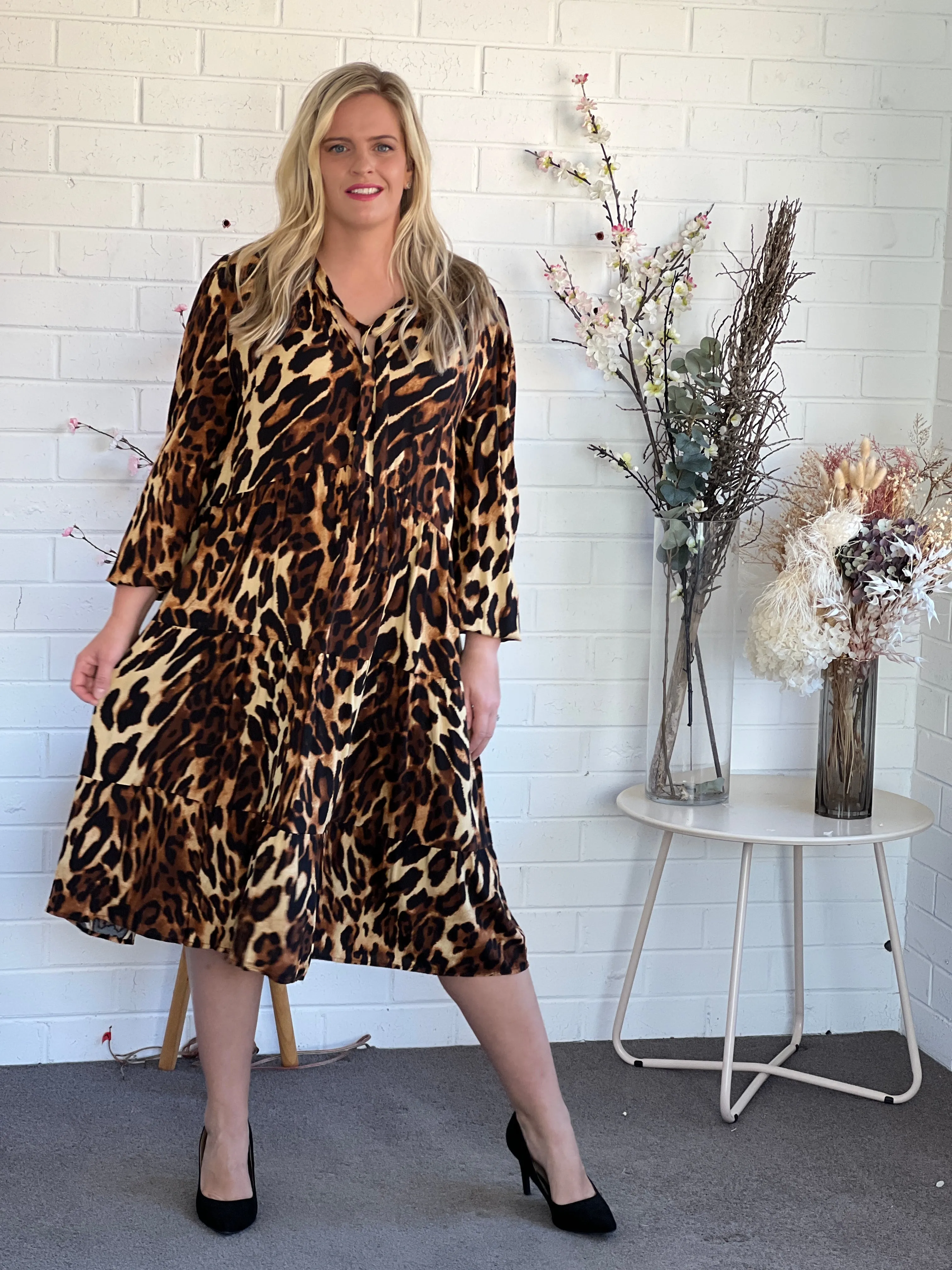 Ulla Leopard Dress