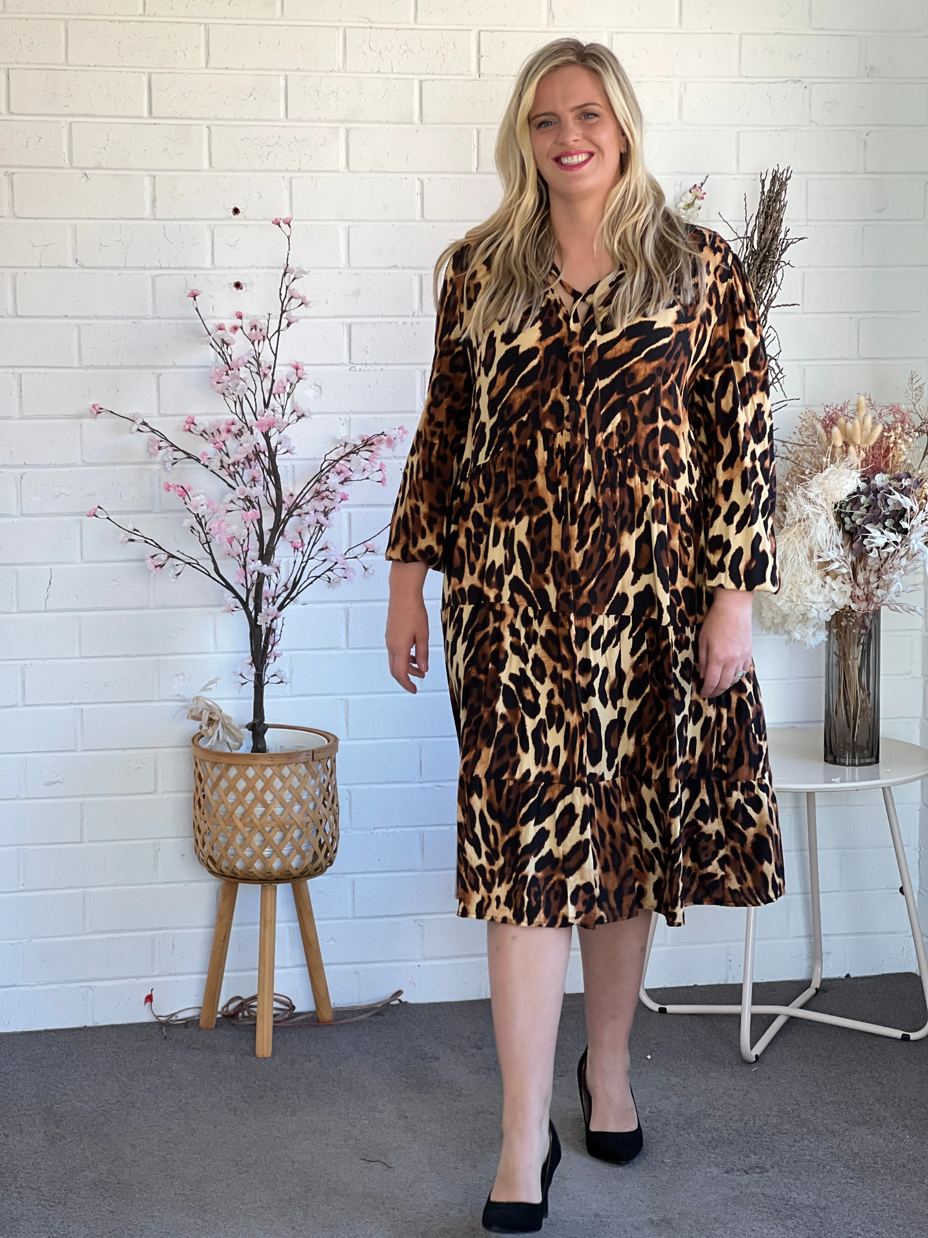 Ulla Leopard Dress