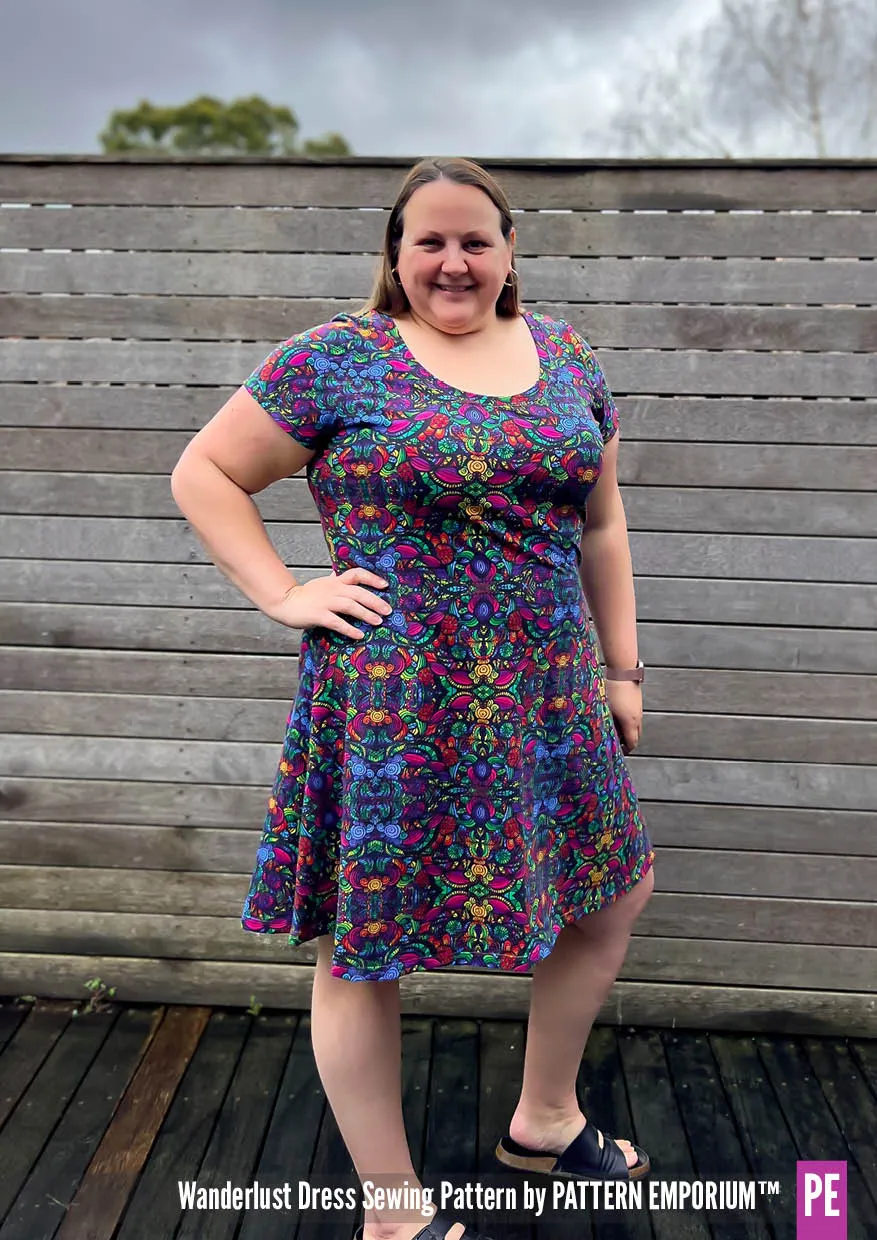 Wanderlust | Fit & Flare Dress Sewing Pattern
