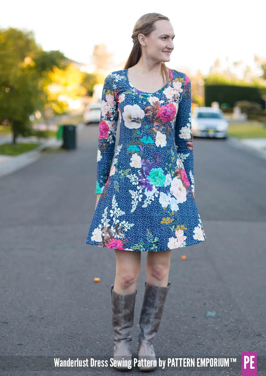 Wanderlust | Fit & Flare Dress Sewing Pattern