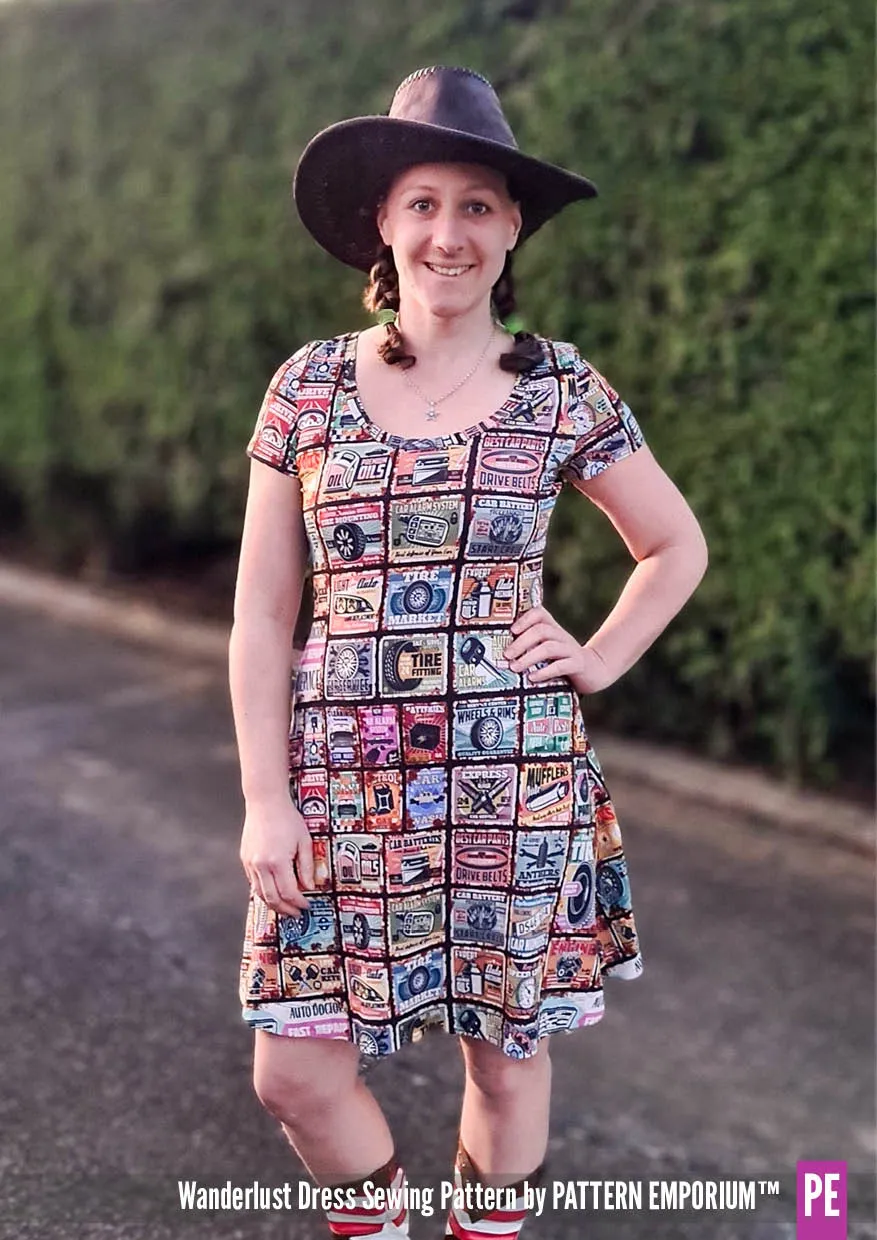 Wanderlust | Fit & Flare Dress Sewing Pattern