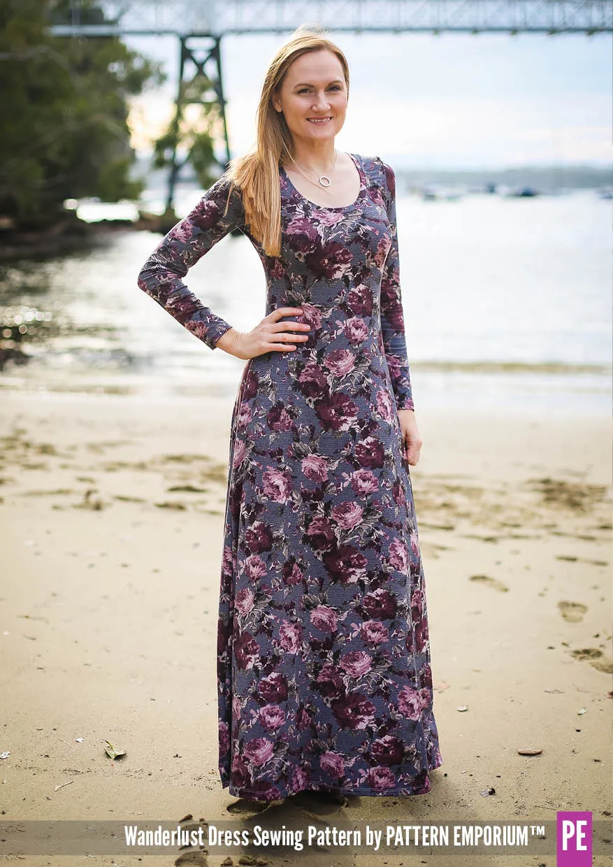 Wanderlust | Fit & Flare Dress Sewing Pattern