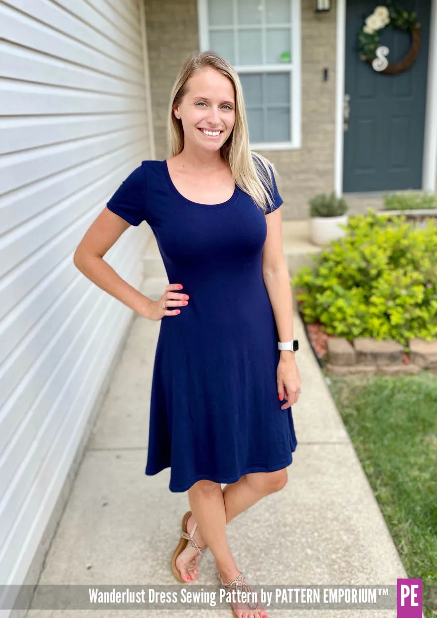 Wanderlust | Fit & Flare Dress Sewing Pattern