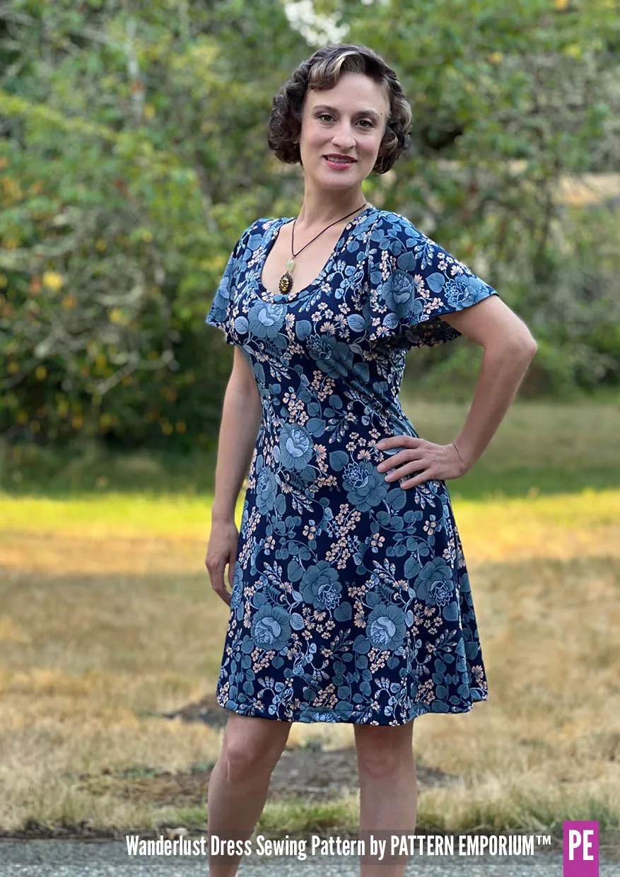 Wanderlust | Fit & Flare Dress Sewing Pattern