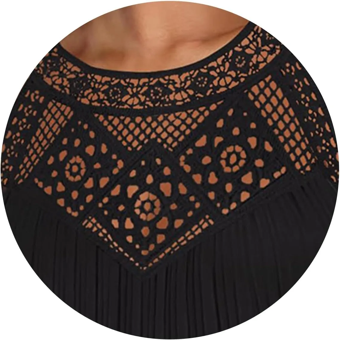 Womens Summer Halter Dresses Casual Sleeveless A-Line Tiered Swing Mini Dress Flowy Ruffle Beach Vacation Sundress 2025